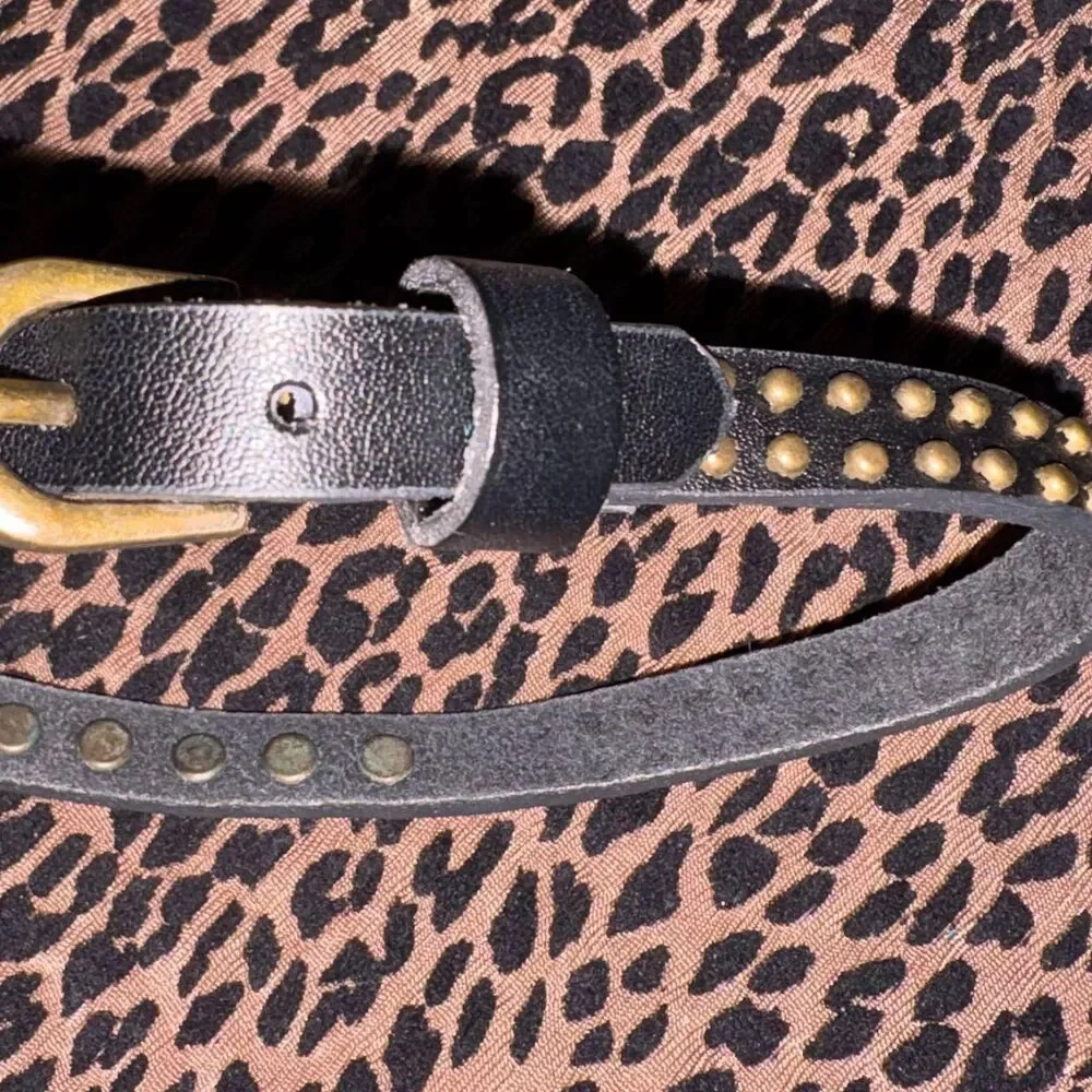 Brandy-melville Women's Black and Gold Jewellery